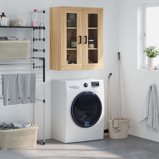 Mobile a Parete Rovere Sonoma 69,5x34x90 cm | homemem39