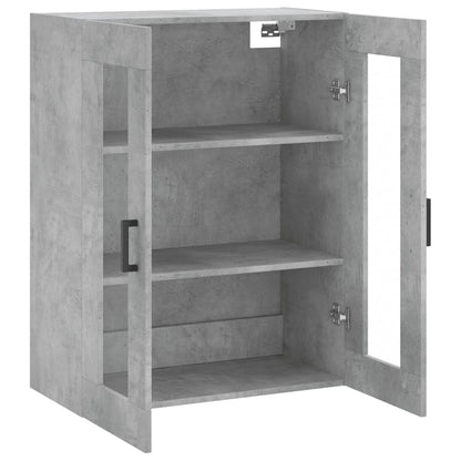 Mobile a Parete Grigio Cemento 69,5x34x90 cm | homemem39
