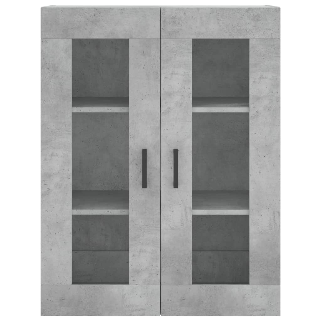 Mobile a Parete Grigio Cemento 69,5x34x90 cm | homemem39