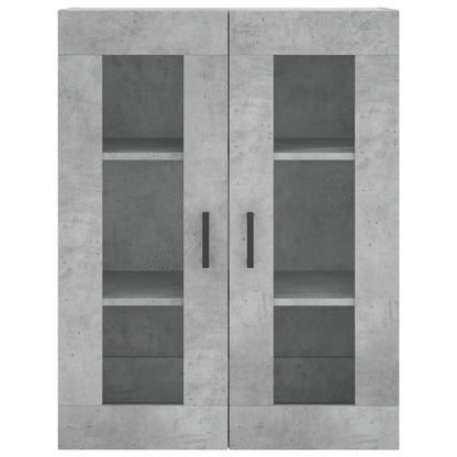 Mobile a Parete Grigio Cemento 69,5x34x90 cm | homemem39