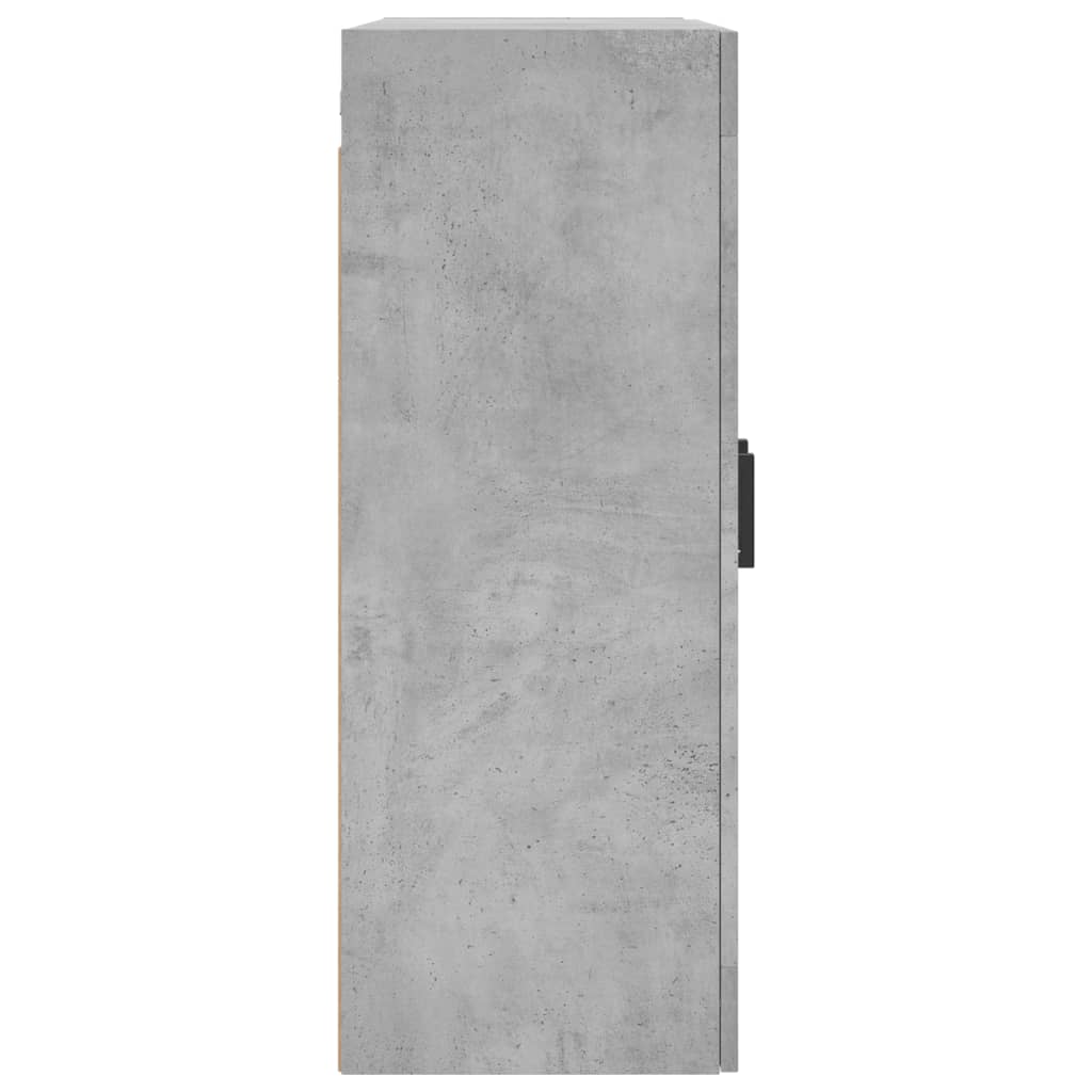 Mobile a Parete Grigio Cemento 69,5x34x90 cm | homemem39