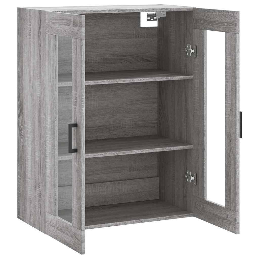 Mobile a Parete Grigio Sonoma 69,5x34x90 cm | homemem39