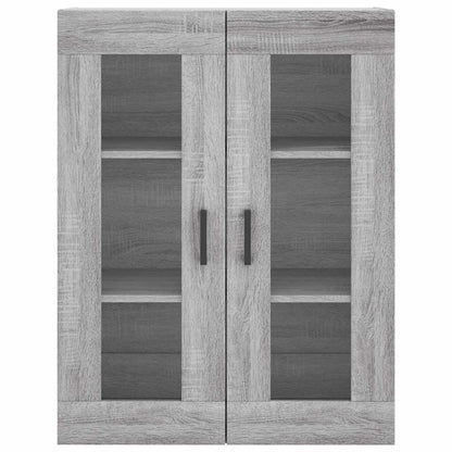 Mobile a Parete Grigio Sonoma 69,5x34x90 cm | homemem39