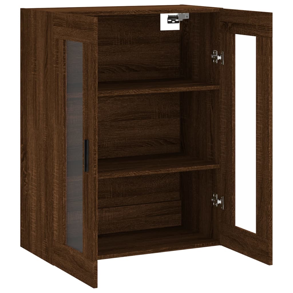 Mobile a Parete Rovere Marrone 69,5x34x90 cm - homemem39