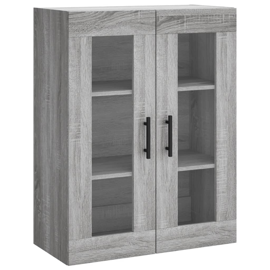 Mobile a Parete Grigio Sonoma 69,5x34x90 cm - homemem39