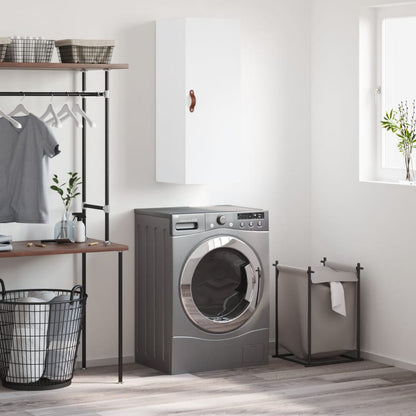 Mobile a Parete Bianco 34,5x34x90 cm - homemem39