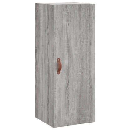 Mobile a Parete Grigio Sonoma 34,5x34x90 cm - homemem39