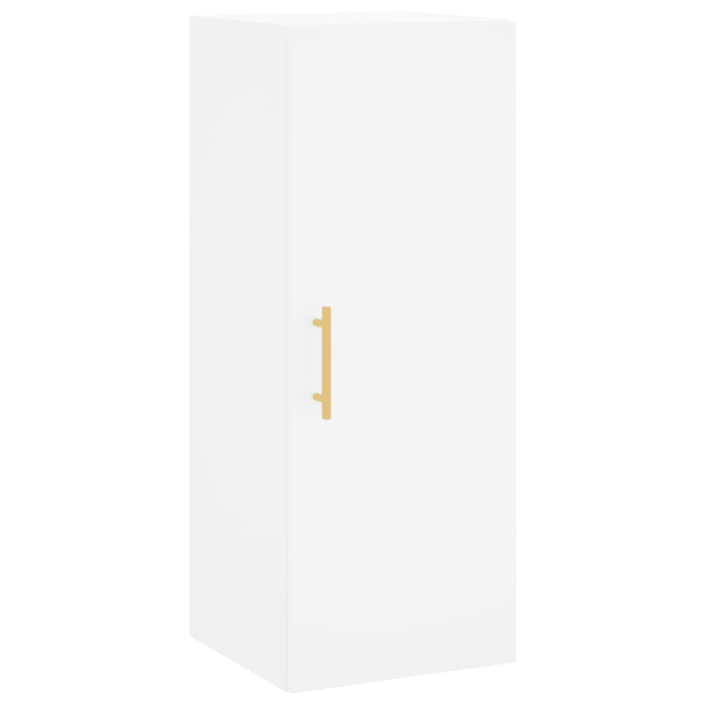 Mobile a Parete Bianco 34,5x34x90 cm