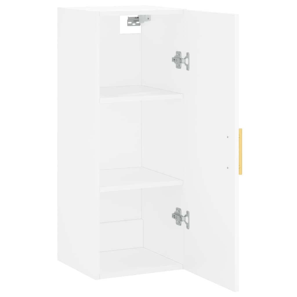 Mobile a Parete Bianco 34,5x34x90 cm - homemem39