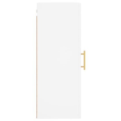 Mobile a Parete Bianco 34,5x34x90 cm