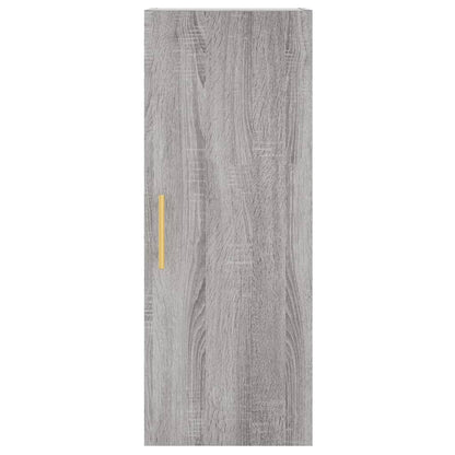Mobile a Parete Grigio Sonoma 34,5x34x90 cm