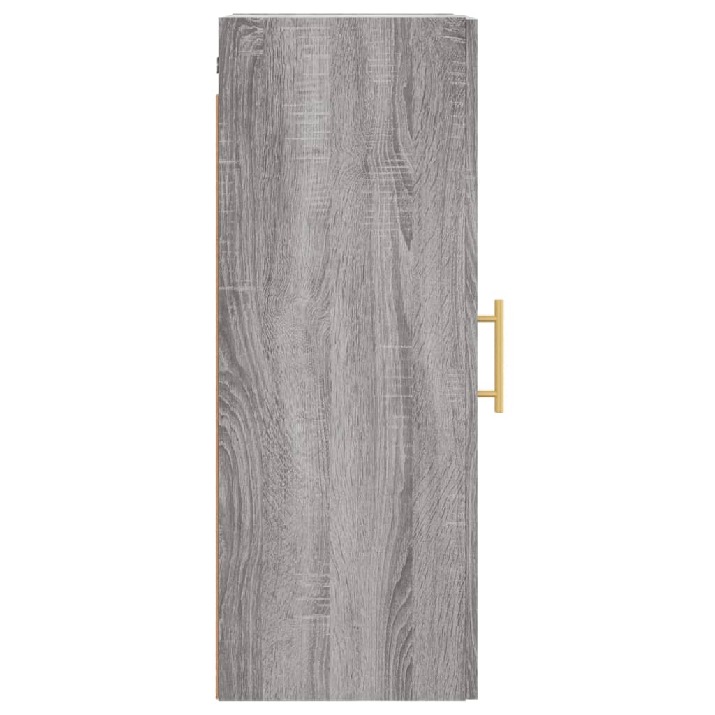 Mobile a Parete Grigio Sonoma 34,5x34x90 cm