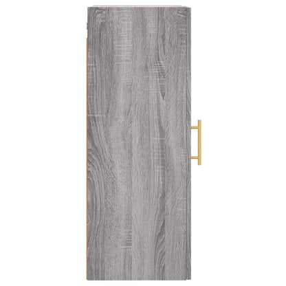 Mobile a Parete Grigio Sonoma 34,5x34x90 cm