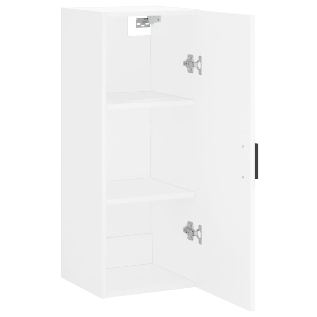 Mobile a Parete Bianco 34,5x34x90 cm - homemem39