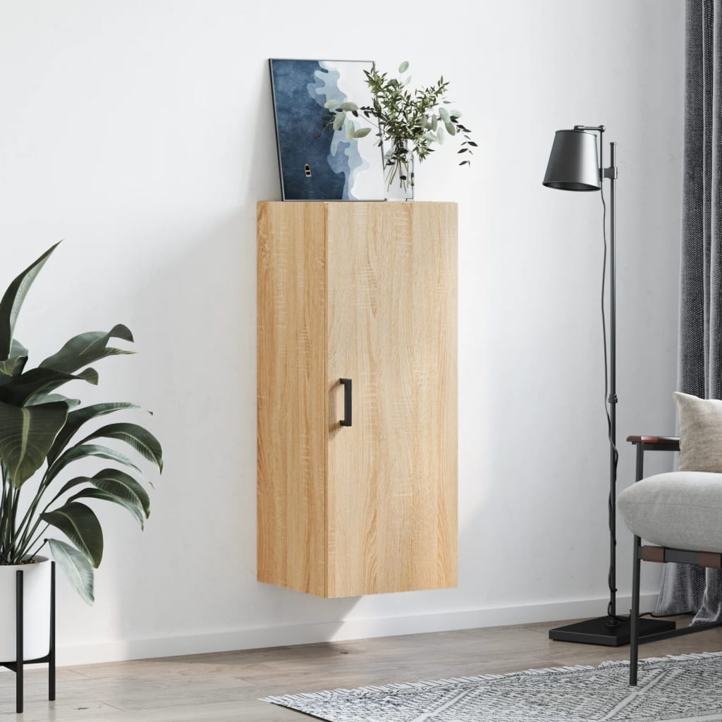 Mobile a Parete Rovere Sonoma 34,5x34x90 cm | homemem39