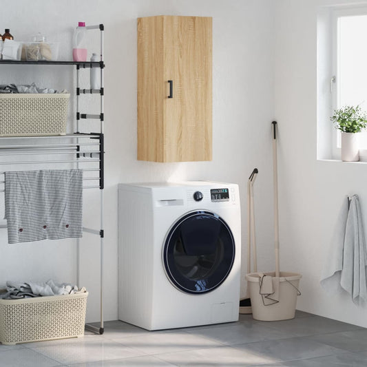 Mobile a Parete Rovere Sonoma 34,5x34x90 cm - homemem39