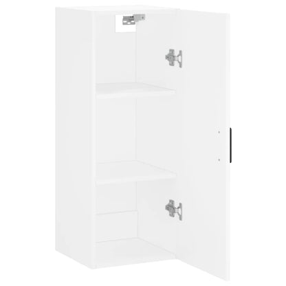 Mobile a Parete Bianco 34,5x34x90 cm - homemem39