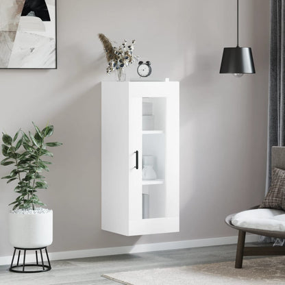 Mobile a Parete Bianco 34,5x34x90 cm | homemem39