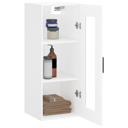 Mobile a Parete Bianco 34,5x34x90 cm | homemem39