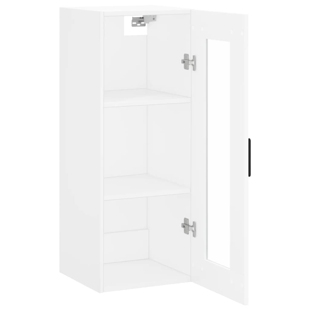 Mobile a Parete Bianco 34,5x34x90 cm | homemem39
