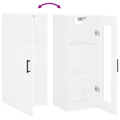 Mobile a Parete Bianco 34,5x34x90 cm | homemem39