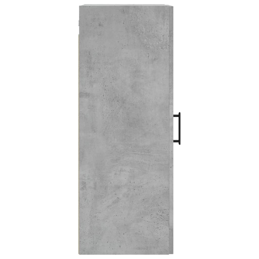 Mobile a Parete Grigio Cemento 34,5x34x90 cm - homemem39