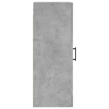 Mobile a Parete Grigio Cemento 34,5x34x90 cm - homemem39