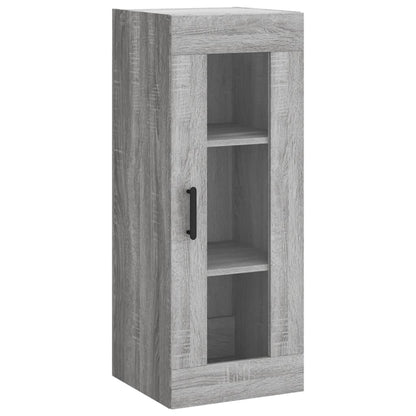 Mobile a Parete Grigio Sonoma 34,5x34x90 cm - homemem39