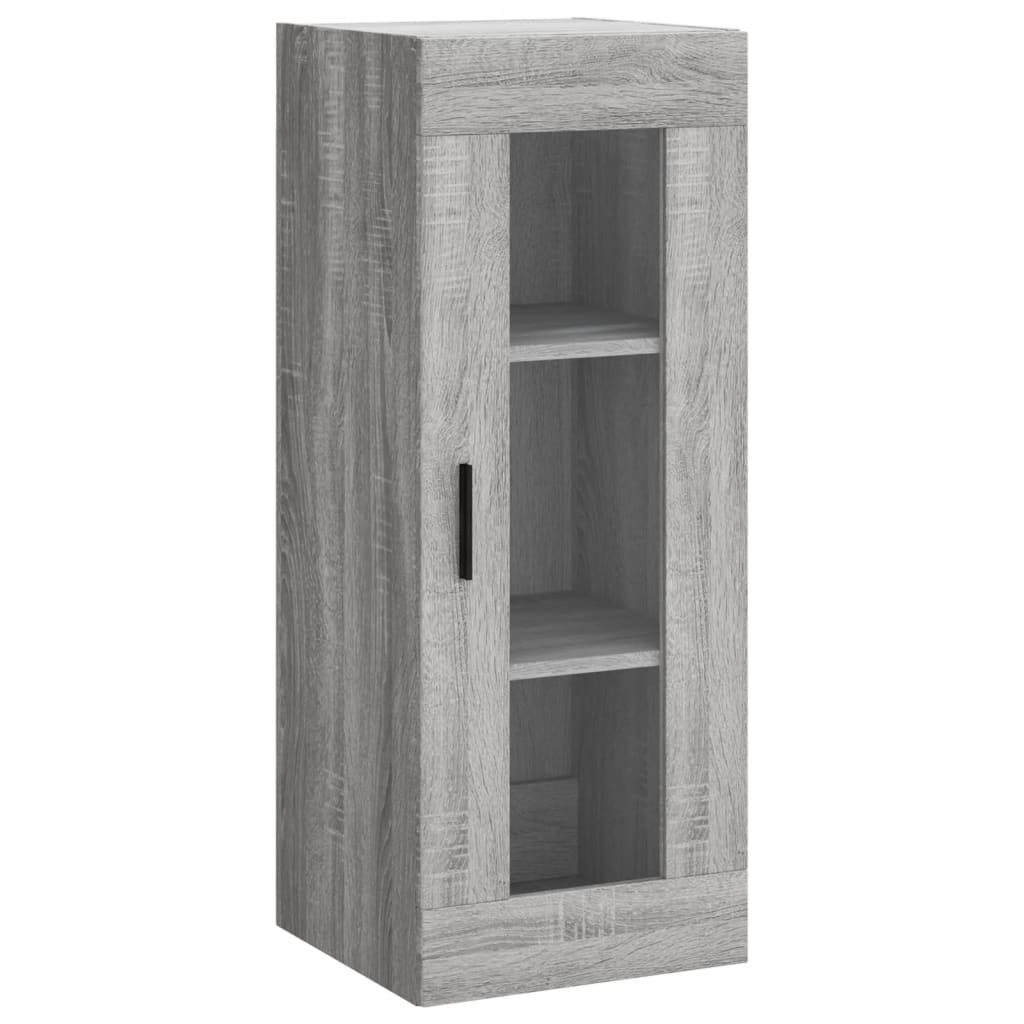 Mobile a Parete Grigio Sonoma 34,5x34x90 cm - homemem39