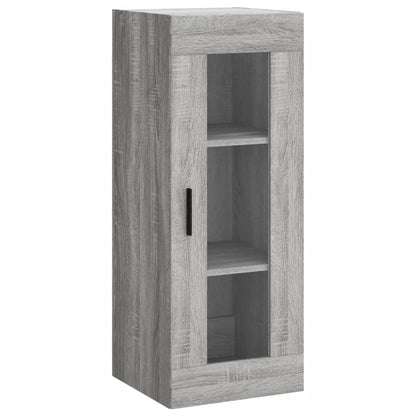 Mobile a Parete Grigio Sonoma 34,5x34x90 cm