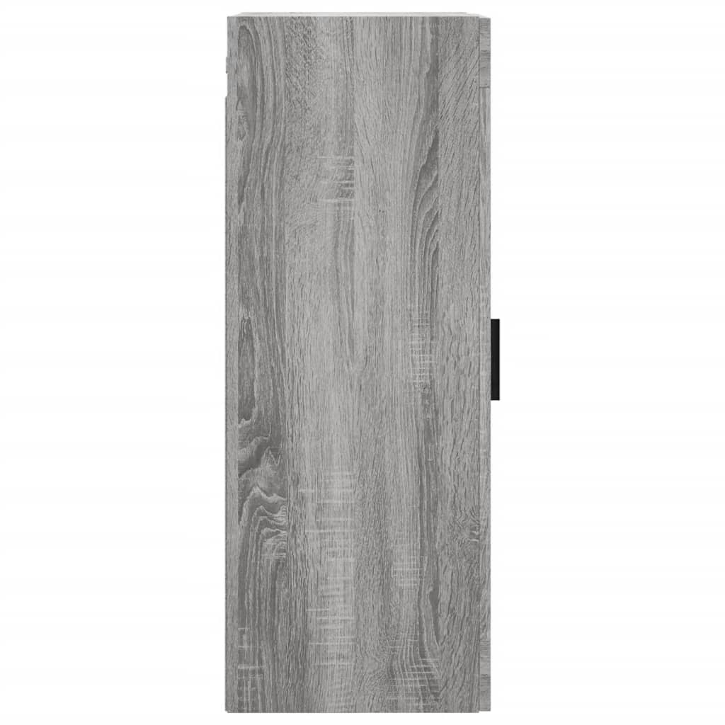 Mobile a Parete Grigio Sonoma 34,5x34x90 cm
