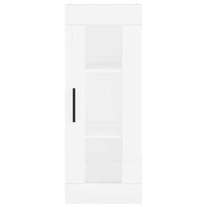 Mobile a Parete Bianco 34,5x34x90 cm - homemem39