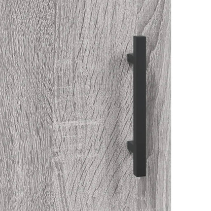 Mobile a Parete Grigio Sonoma 34,5x34x90 cm