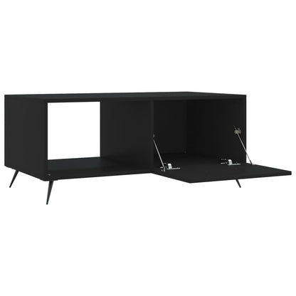 Tavolino da Salotto Nero 90x50x40 cm in Legno Multistrato | homemem39
