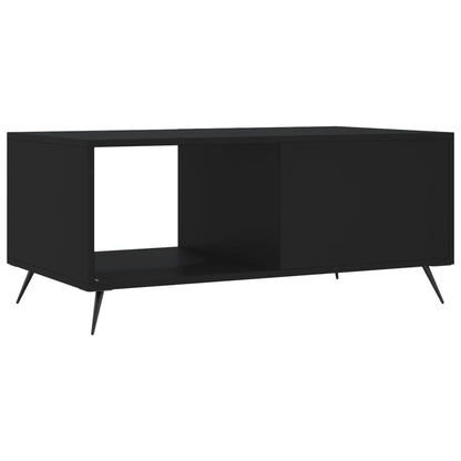 Tavolino da Salotto Nero 90x50x40 cm in Legno Multistrato | homemem39
