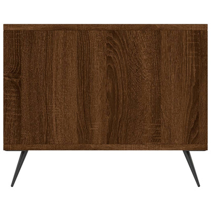 Tavolino da Salotto Rovere Marrone 90x50x40cm Legno Multistrato