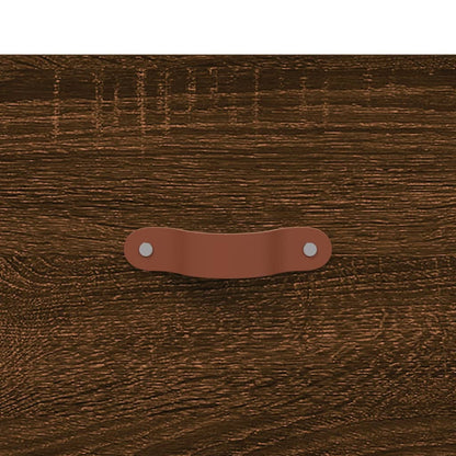 Tavolino da Salotto Rovere Marrone 90x50x40cm Legno Multistrato