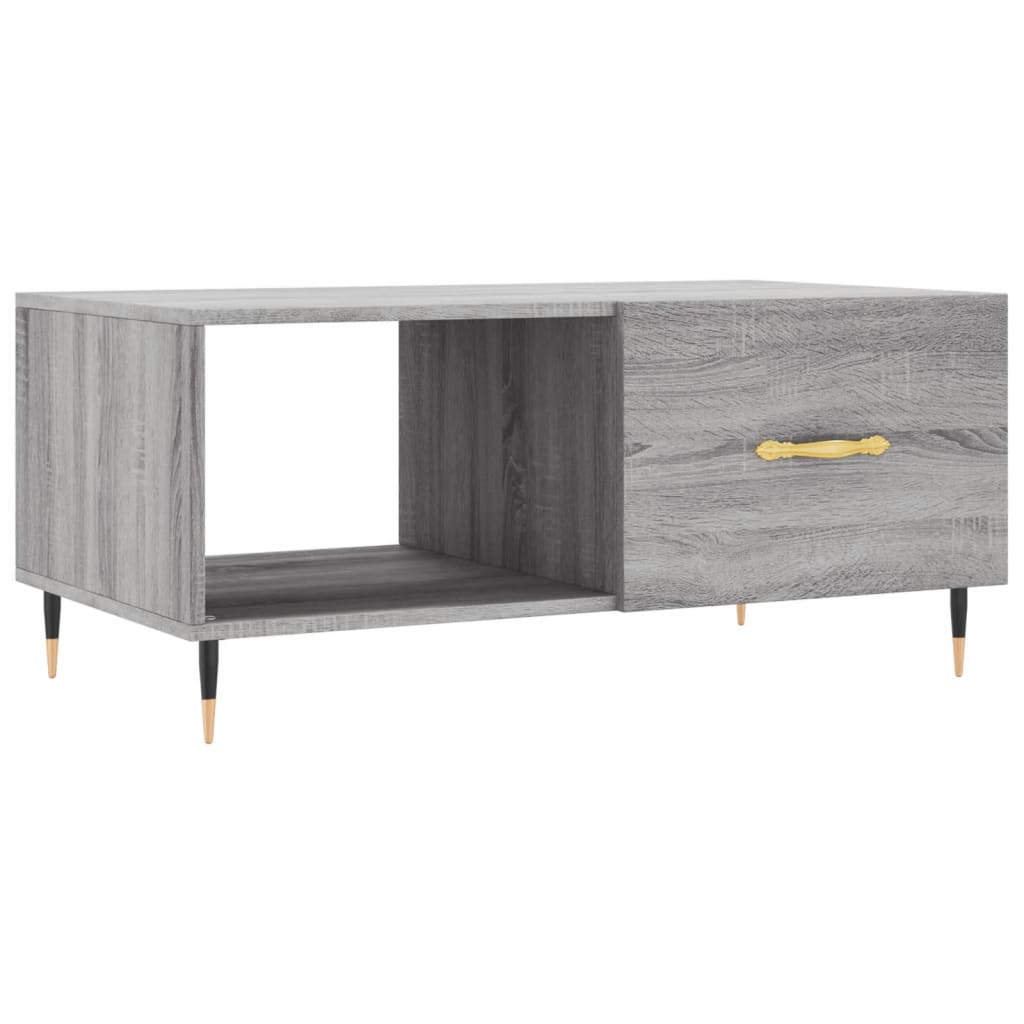 Tavolino da Salotto Grigio Sonoma 90x50x40 cm Legno Multistrato | homemem39