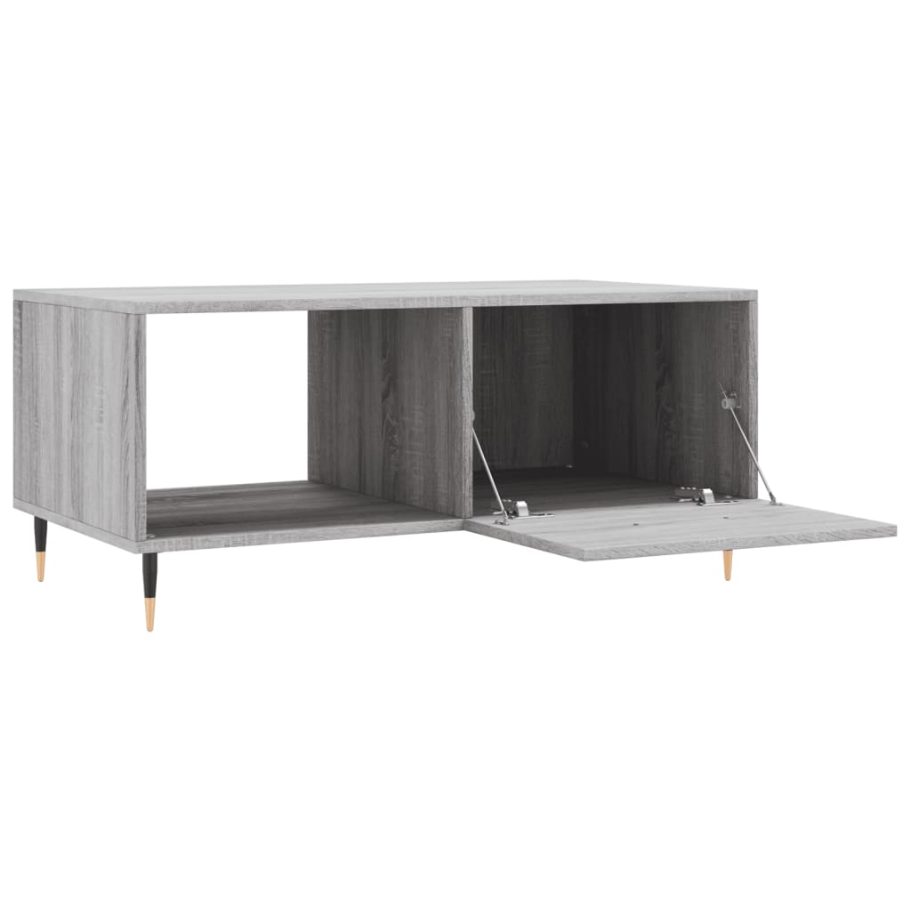 Tavolino da Salotto Grigio Sonoma 90x50x40 cm Legno Multistrato | homemem39