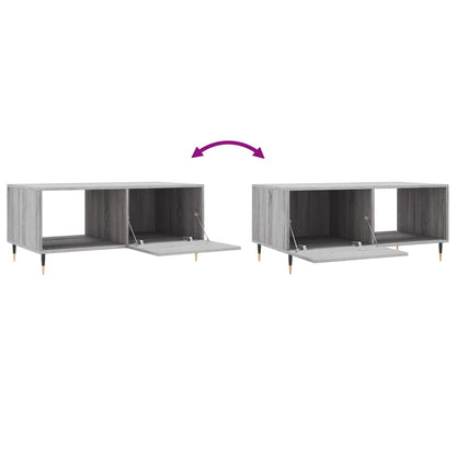 Tavolino da Salotto Grigio Sonoma 90x50x40 cm Legno Multistrato | homemem39