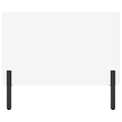 Tavolino da Salotto Bianco 90x50x40 cm in Legno Multistrato | homemem39