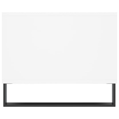 Tavolino da Salotto Bianco 90x50x40 cm in Legno Multistrato | homemem39
