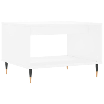 Tavolino da Salotto Bianco 60x50x40 cm in Legno Multistrato | homemem39
