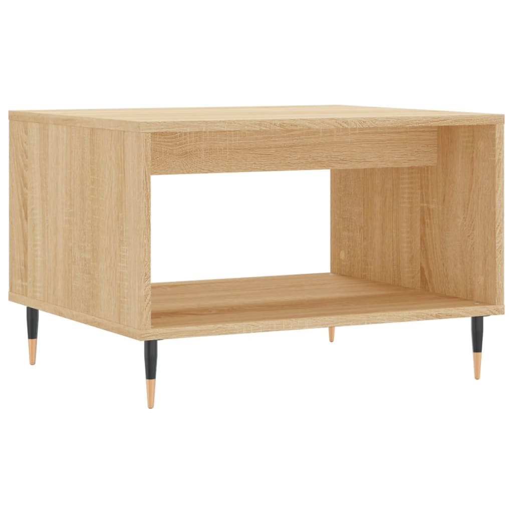 Tavolino da Salotto Rovere Sonoma 60x50x40 cm Legno Multistrato | homemem39