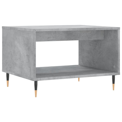 Tavolino da Salotto Grigio Cemento 60x50x40cm Legno Multistrato | homemem39