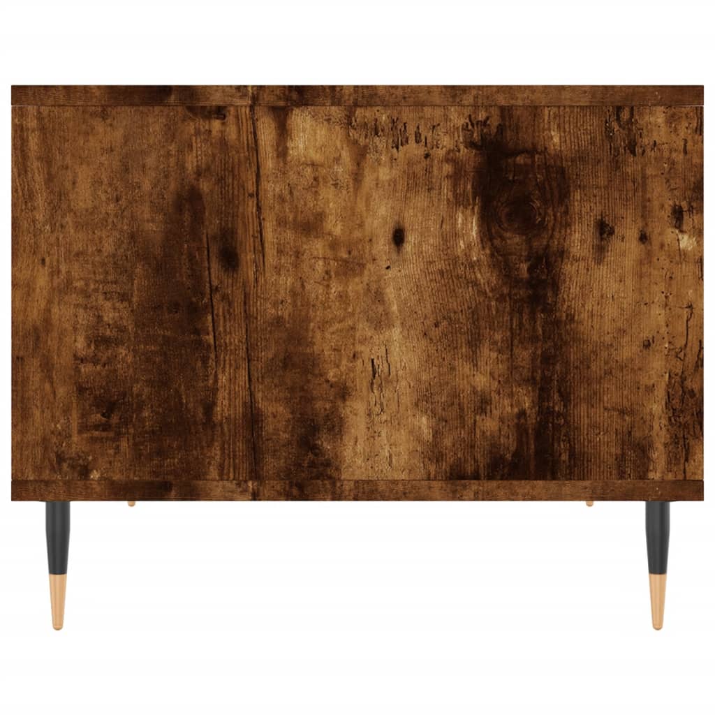 Tavolino da Salotto Rovere Fumo 60x50x40 cm Legno Multistrato | homemem39