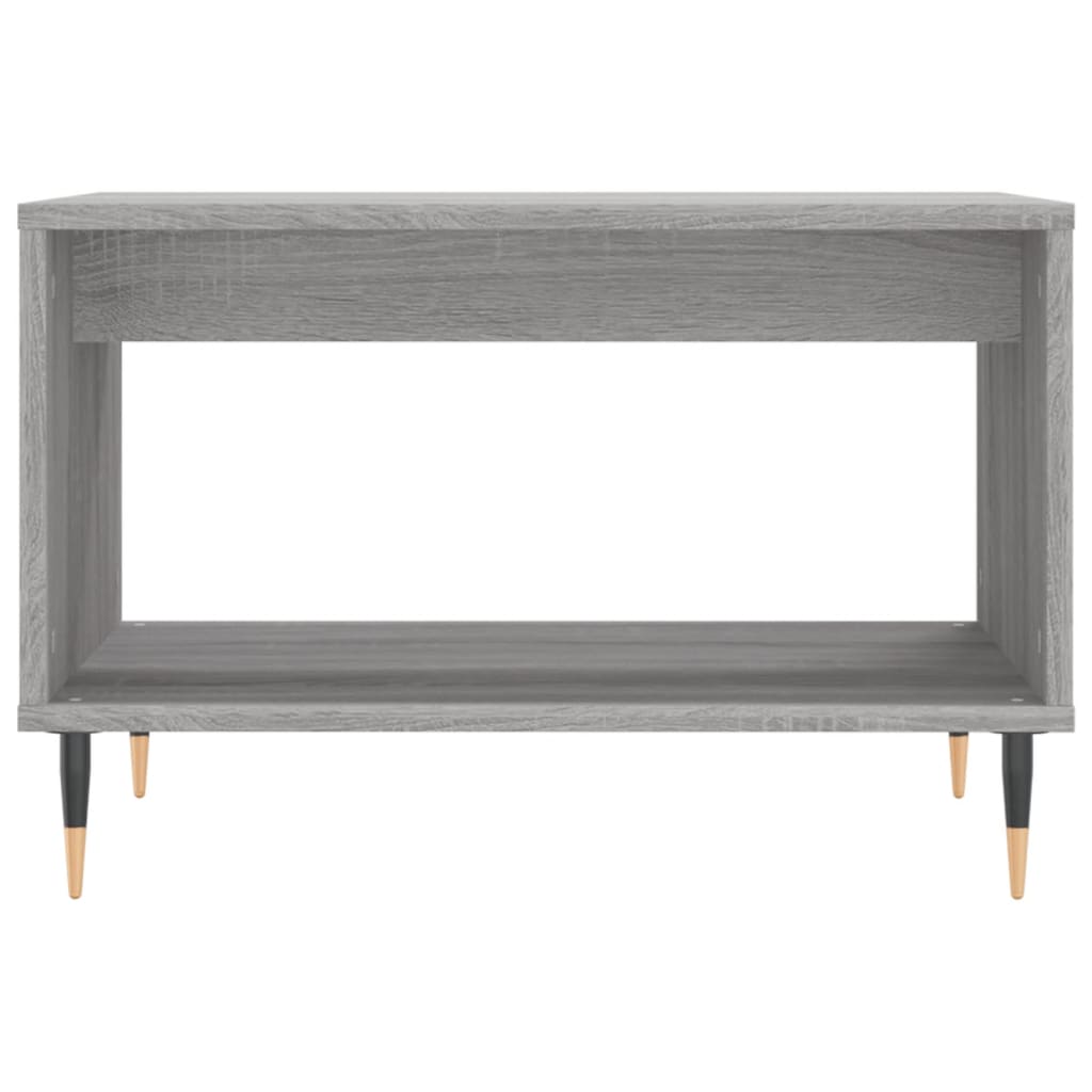 Tavolino da Salotto Grigio Sonoma 60x50x40 cm Legno Multistrato