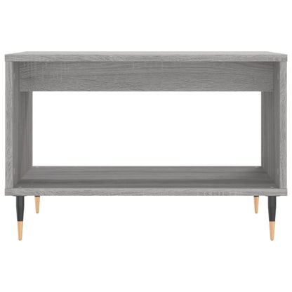 Tavolino da Salotto Grigio Sonoma 60x50x40 cm Legno Multistrato