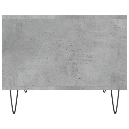 Tavolino da Salotto Grigio Cemento 60x50x40cm Legno Multistrato | homemem39