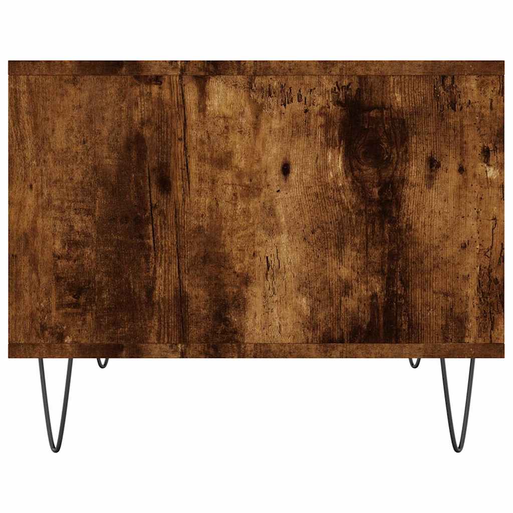 Tavolino da Salotto Rovere Fumo 60x50x40 cm Legno Multistrato | homemem39